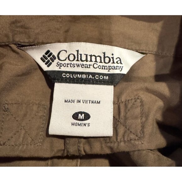 Columbia Womens Medium Brown Sleeveless Zipper Front Vest With Pockets - Picture 4 of 8